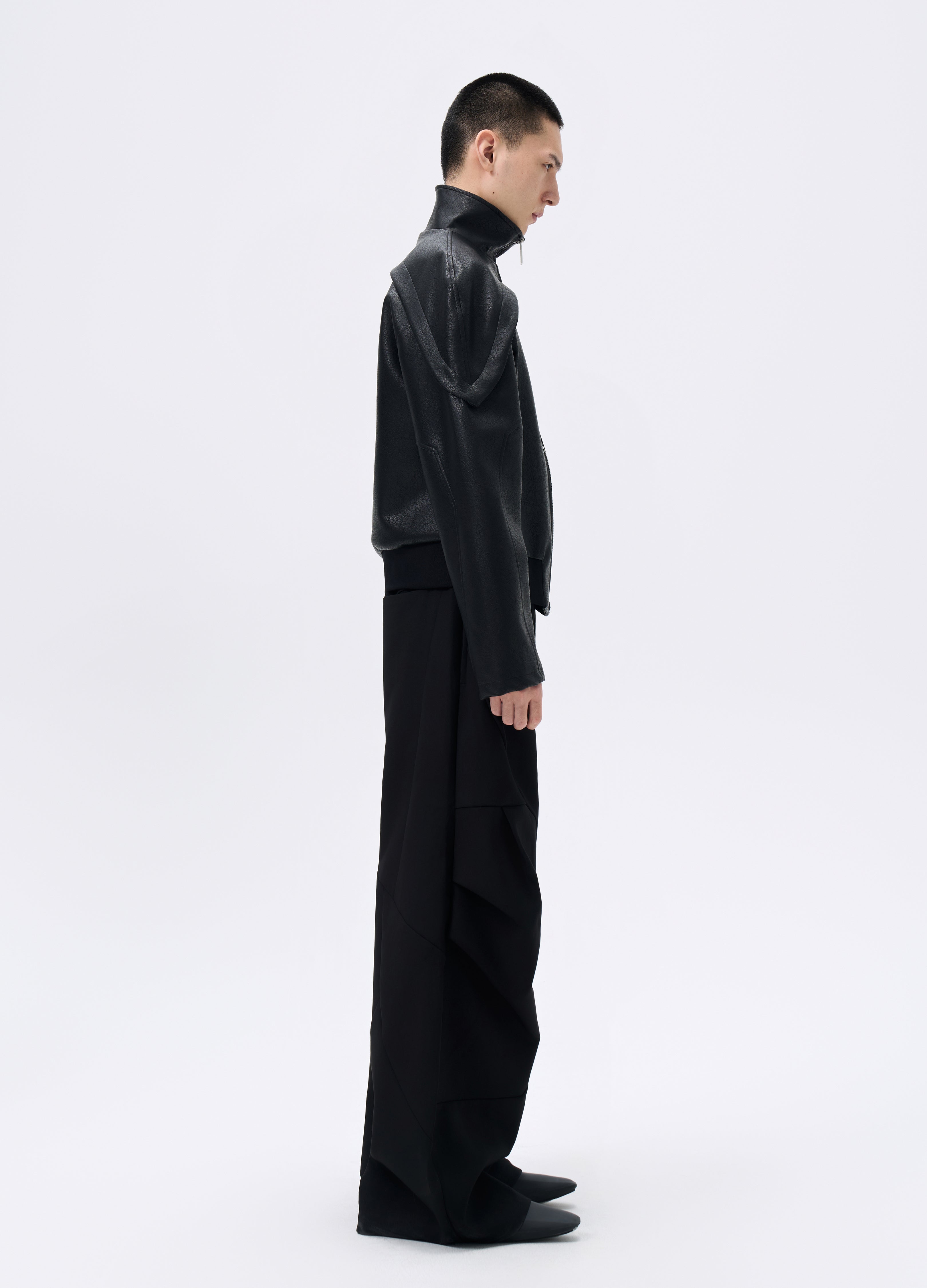 25FW CRACKED LEATHER ARC JACKET