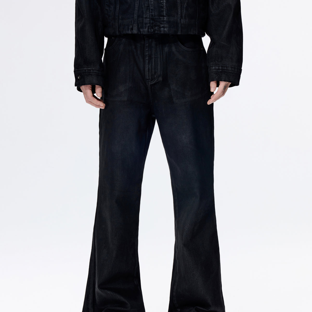 25FW HAND-WAXED STRAIGHT DENIM