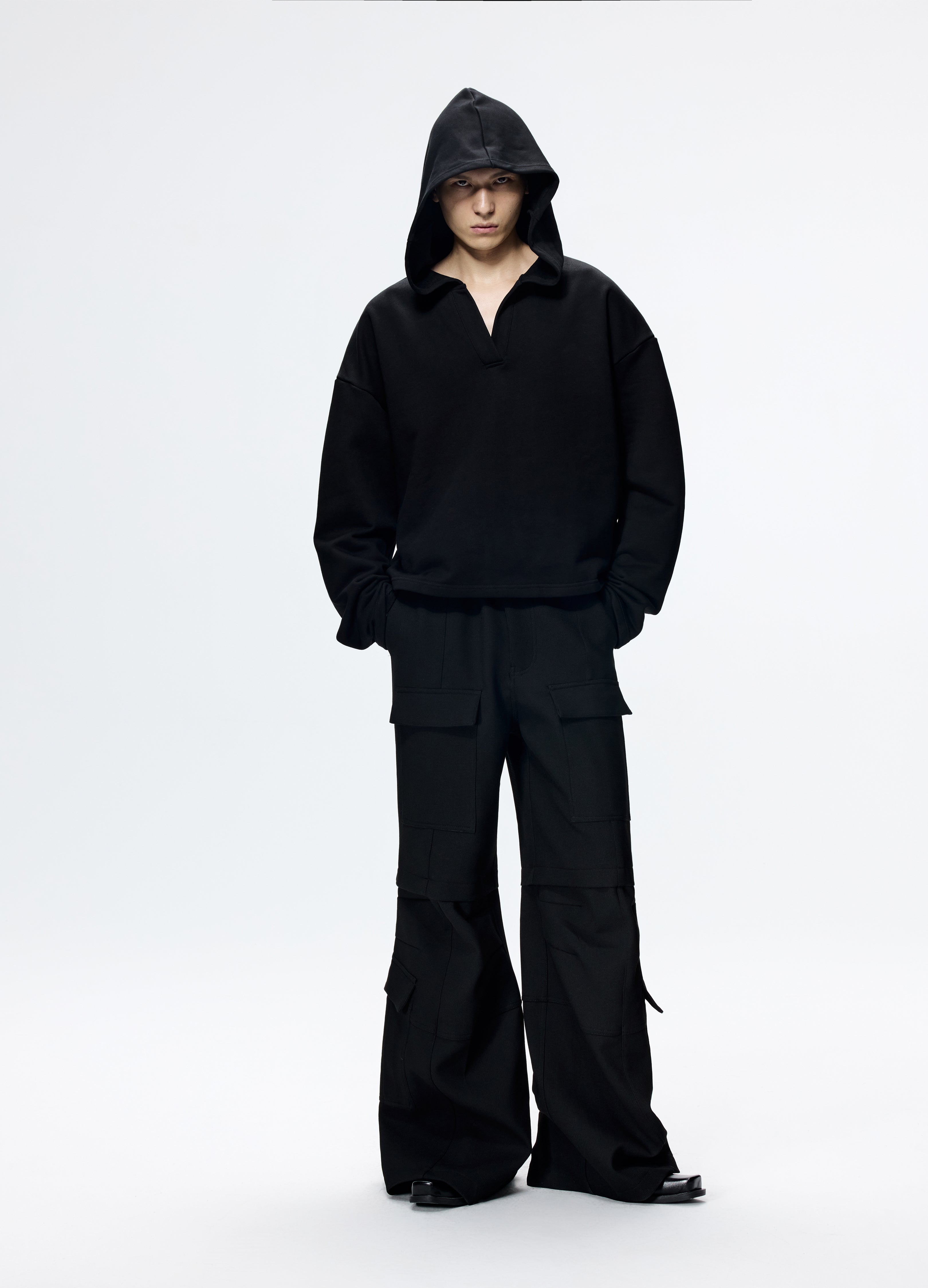 25FW ASSASSIN HOODED CARDIGAN