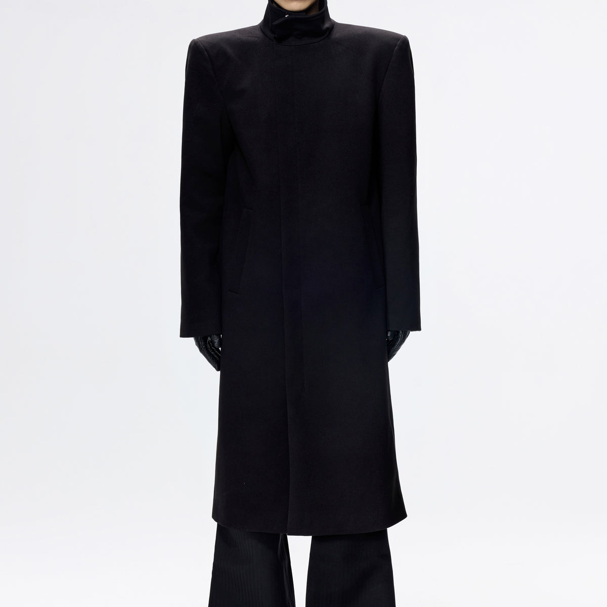 25FW SHARP SHOULDER WOOL COAT