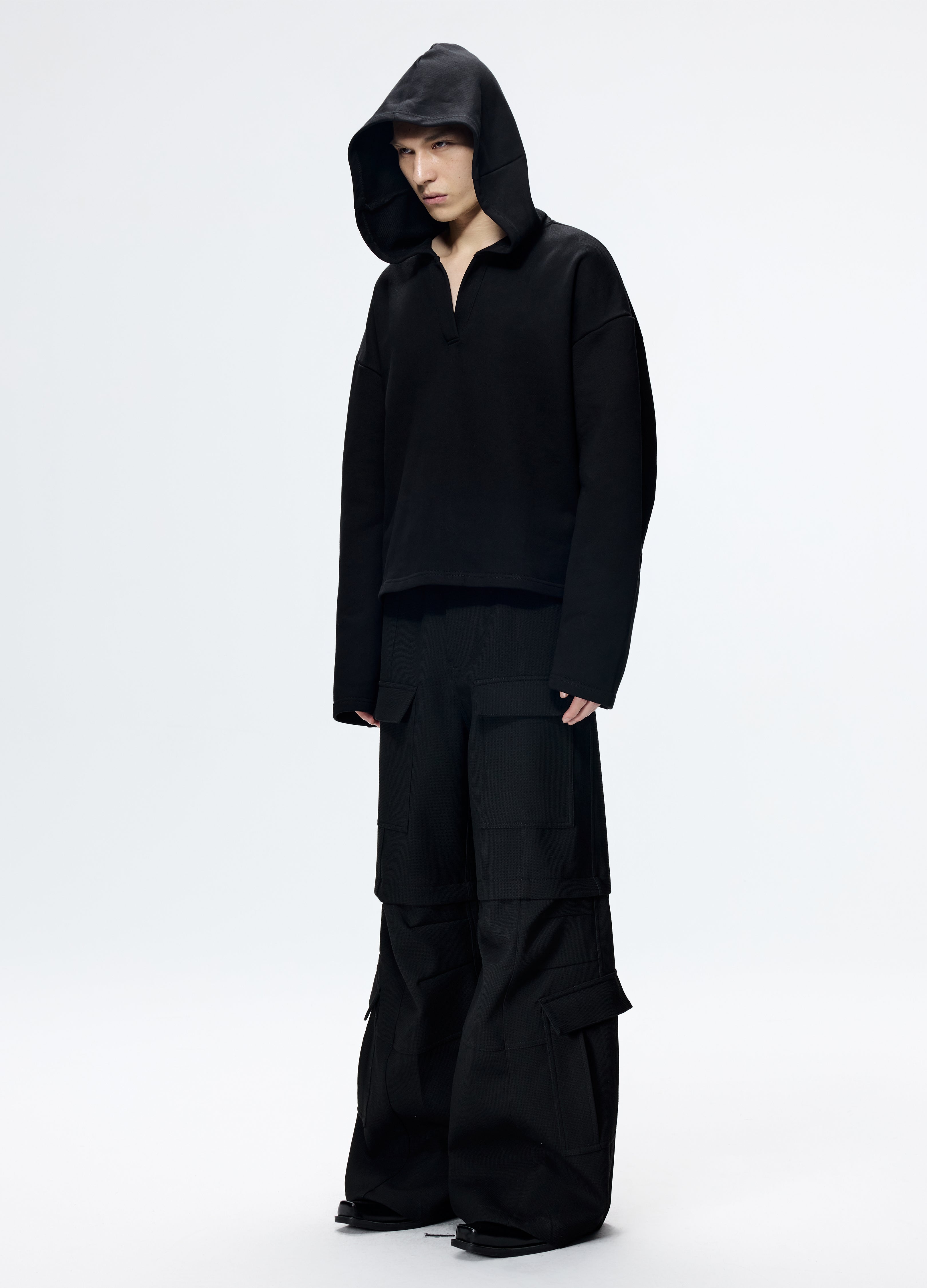 25FW ASSASSIN HOODED CARDIGAN