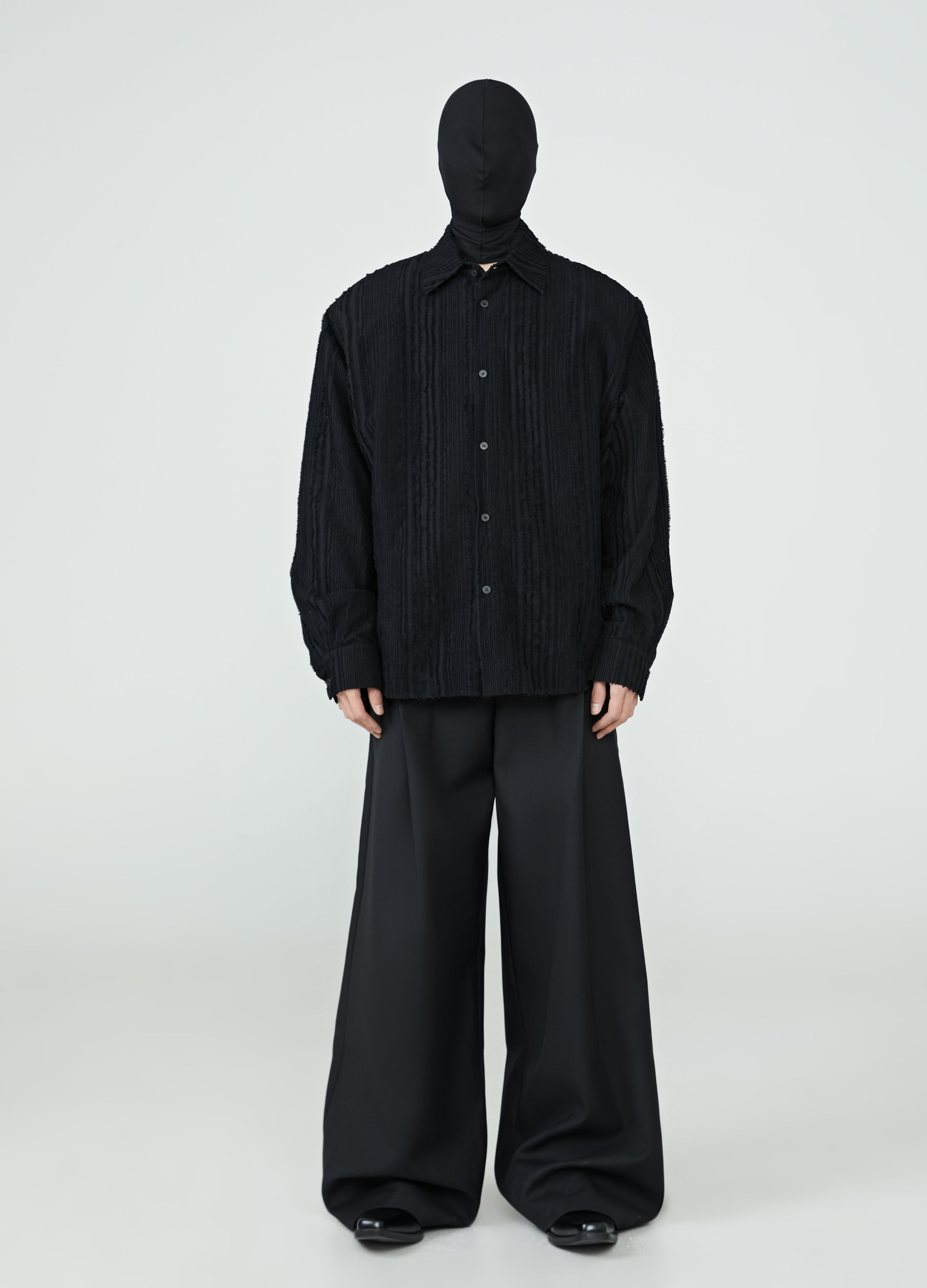 24SS Monochrome Muse Layered Shirt