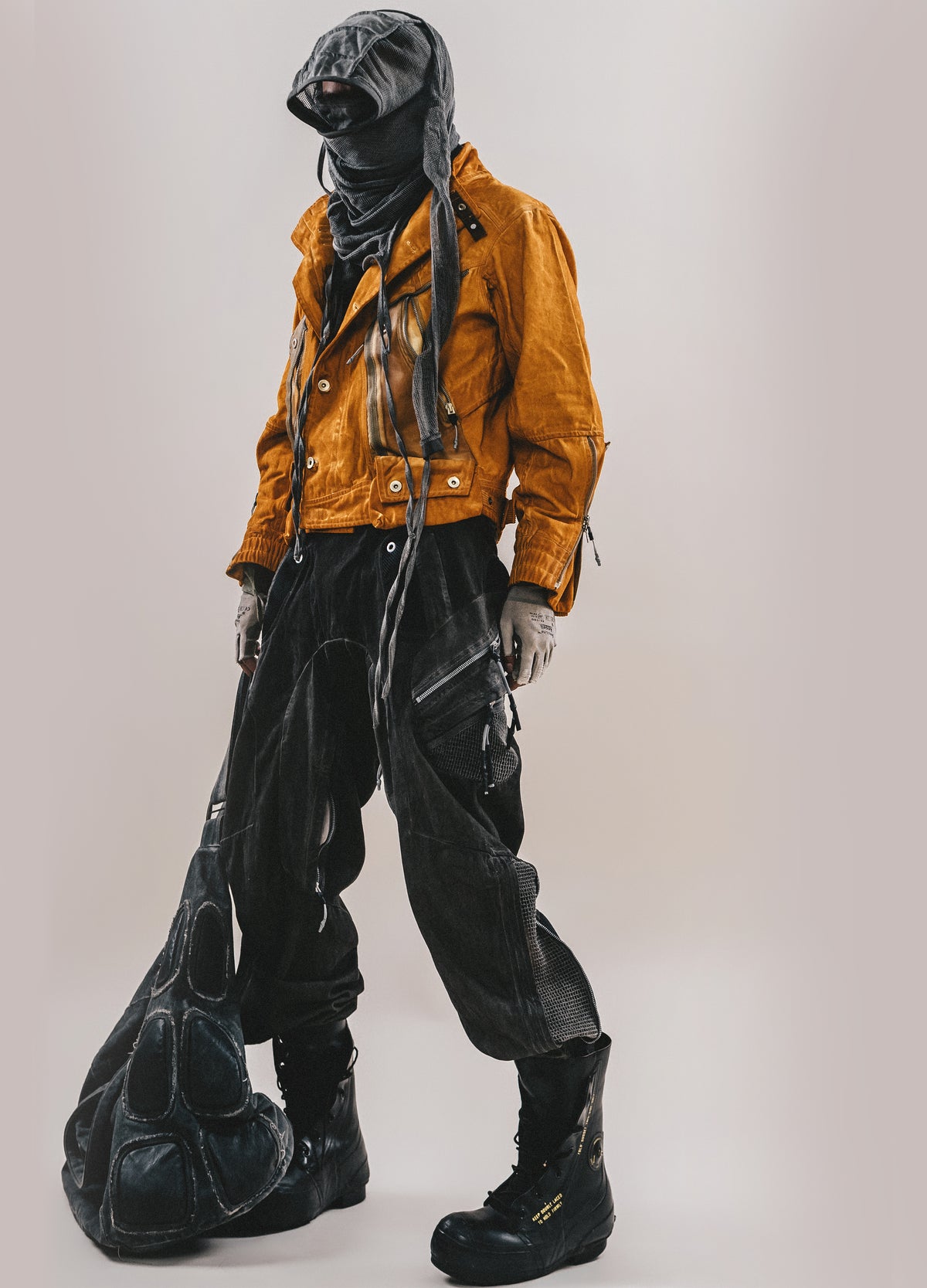 DRK189 Wasteland Multi-Zip Jacket