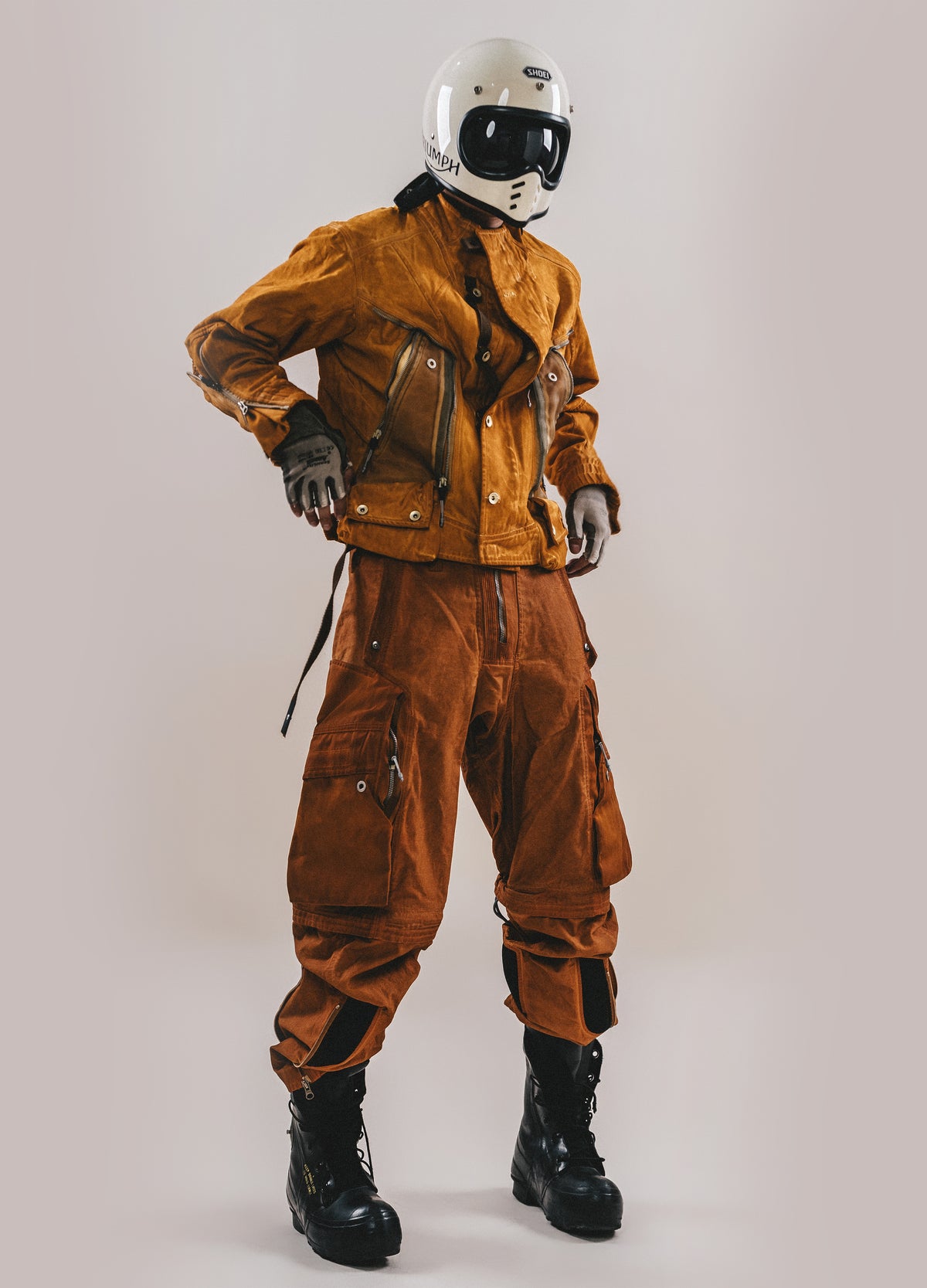DRK189 Wasteland Multi-Zip Jacket