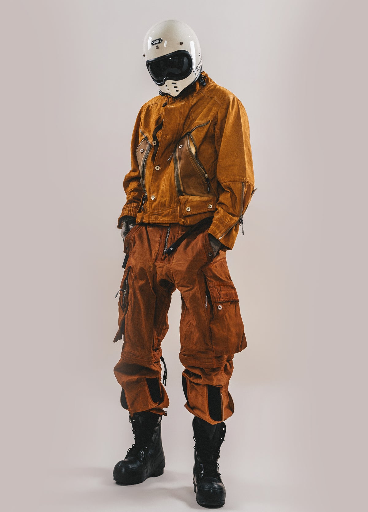 DRK189 Wasteland Multi-Zip Jacket
