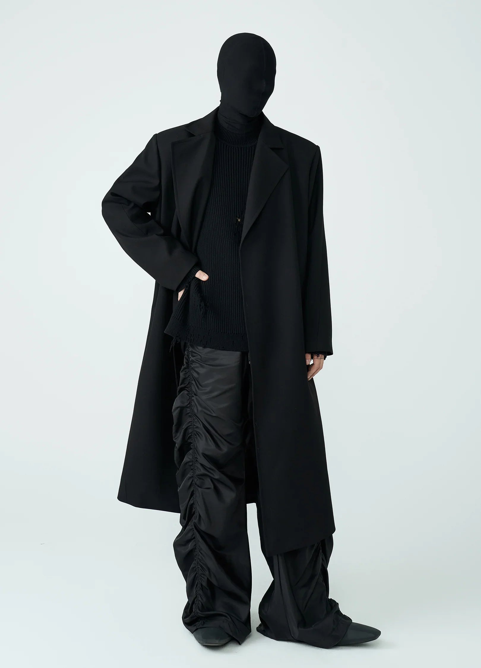 22FW Obsidian Veil Grim Overcoat