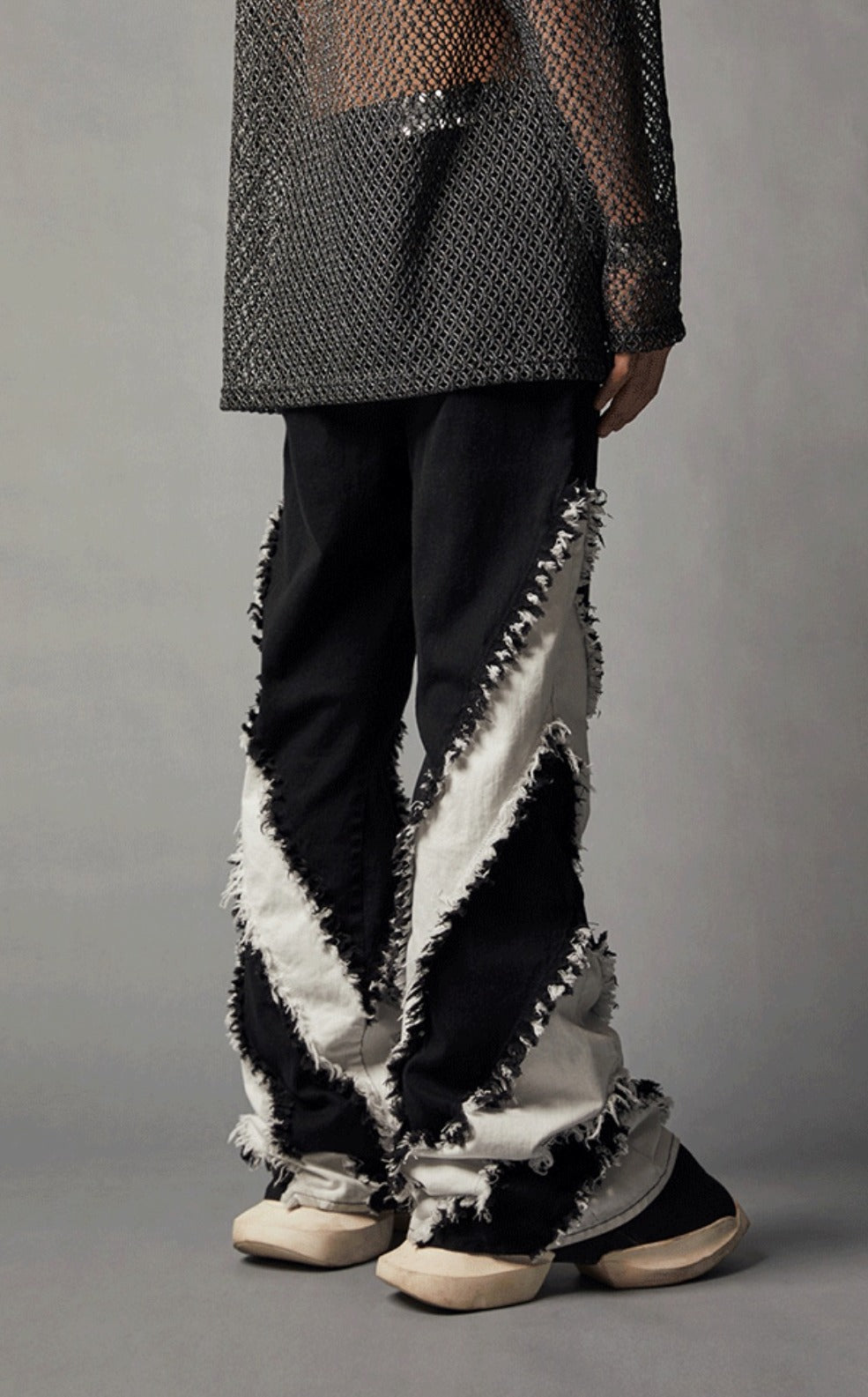 22SS Monochrome Punk Pants