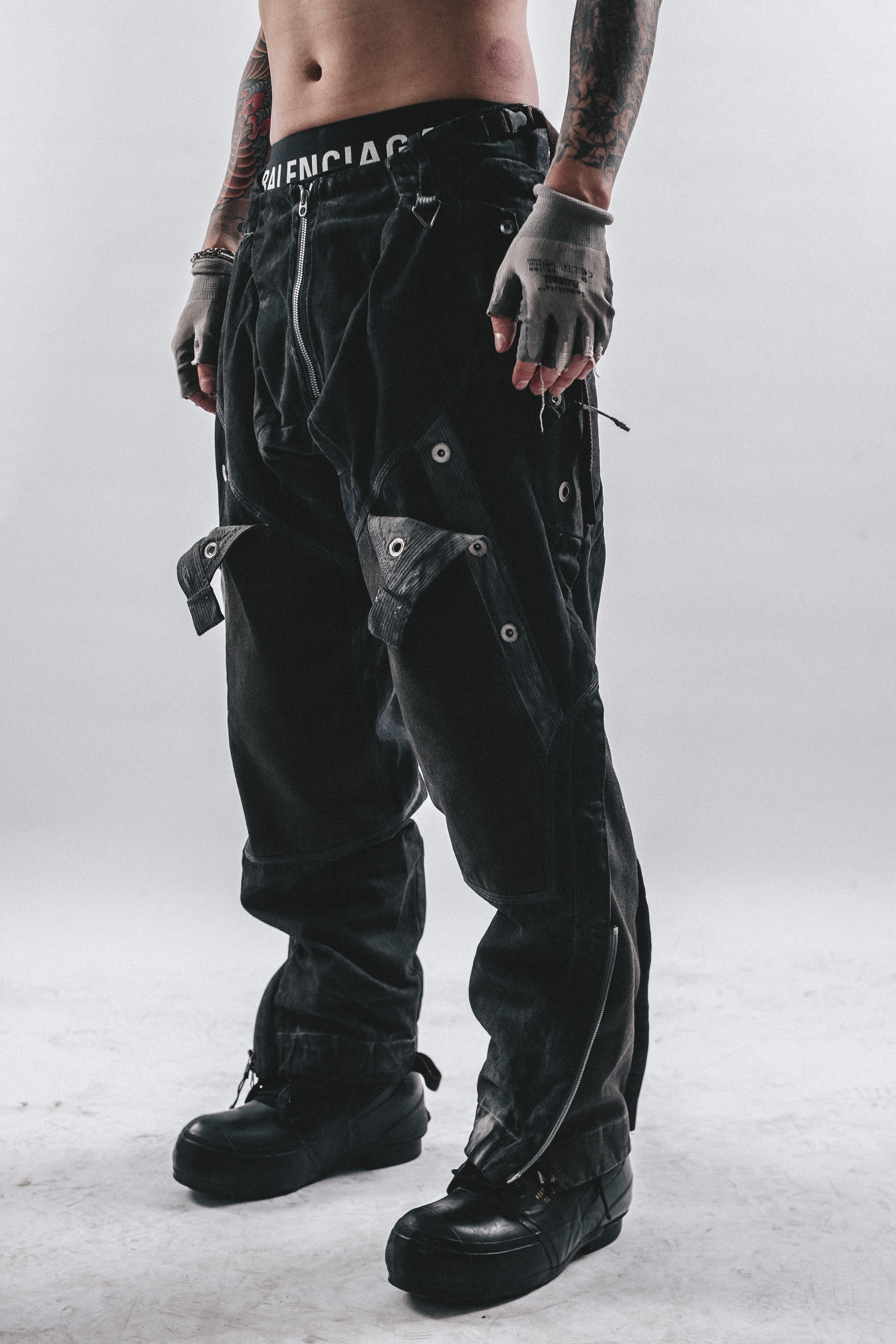 DRKLEI WASTELAND ADJUSTABLE CARGO PANTS