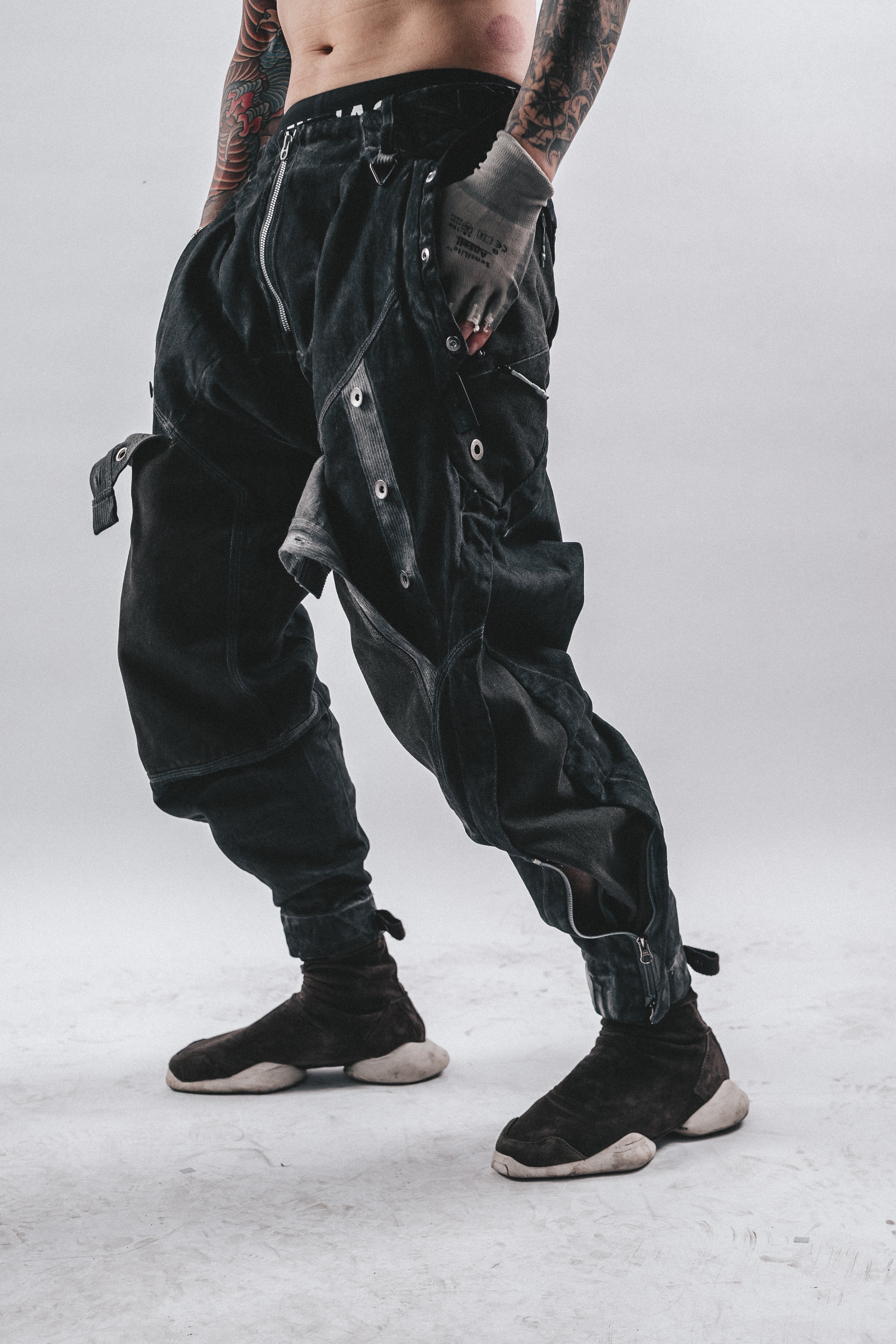 DRKLEI WASTELAND ADJUSTABLE CARGO PANTS