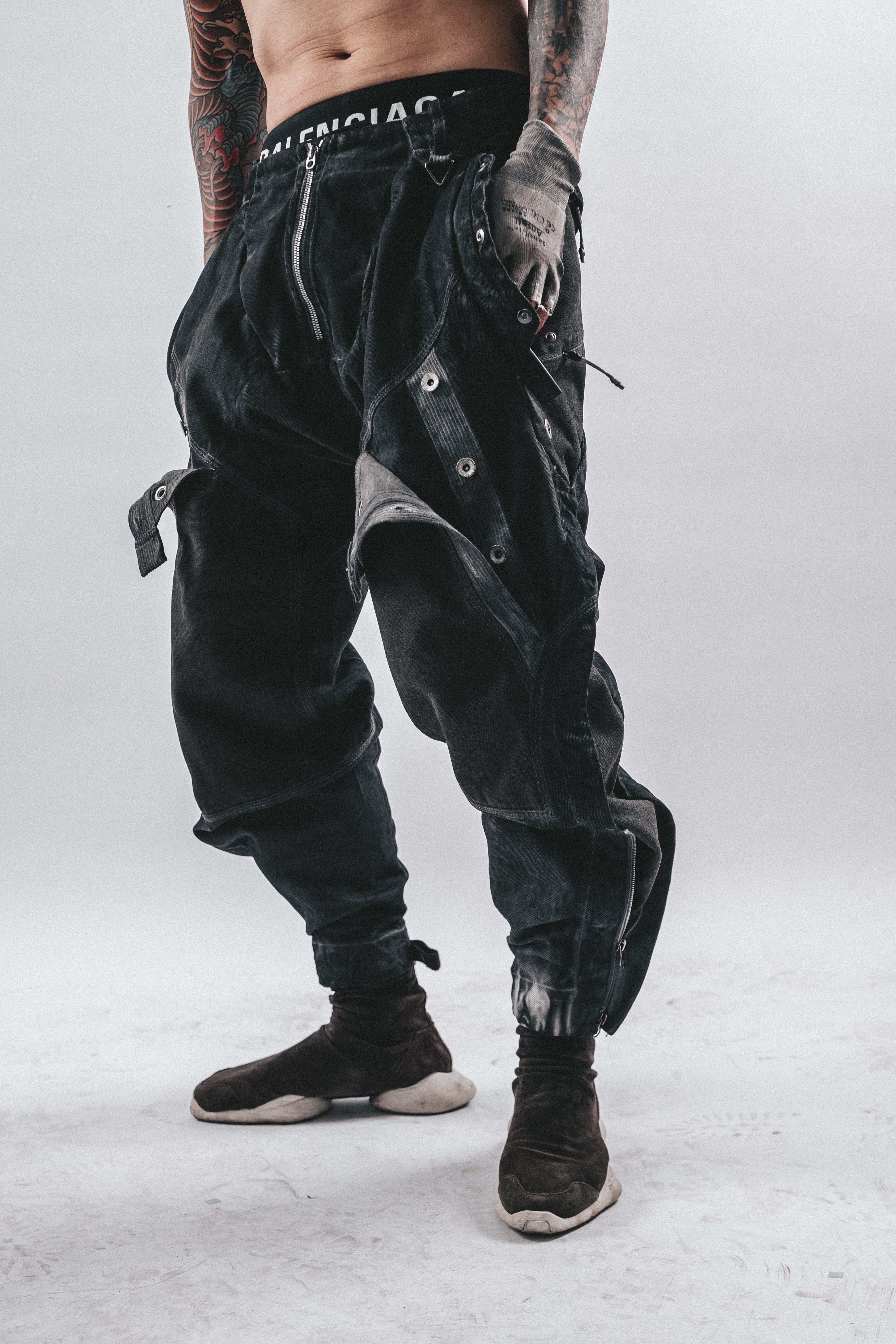 DRKLEI WASTELAND ADJUSTABLE CARGO PANTS
