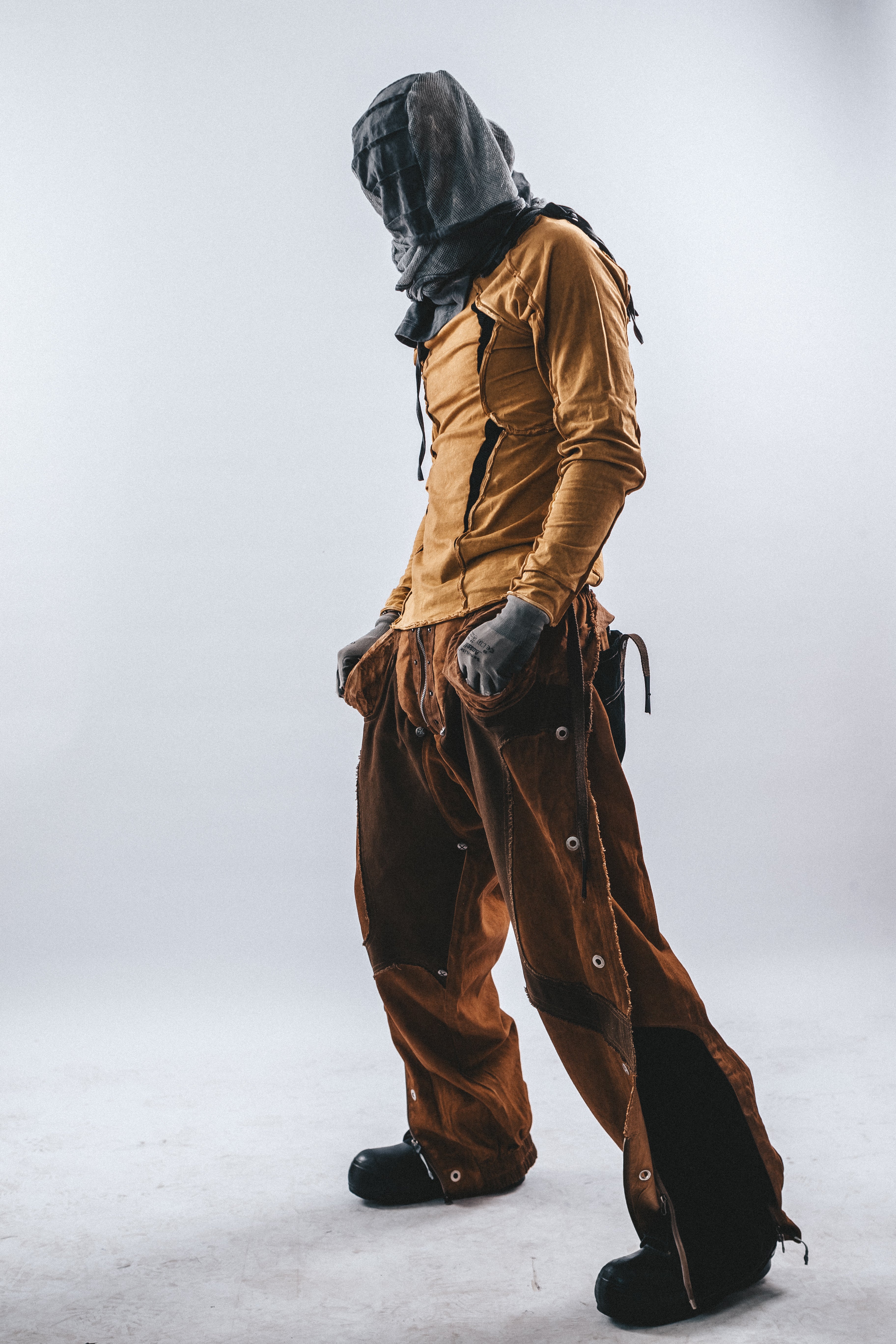 DRKLEI MULTI-ZIP LUMBER CARGO PANTS