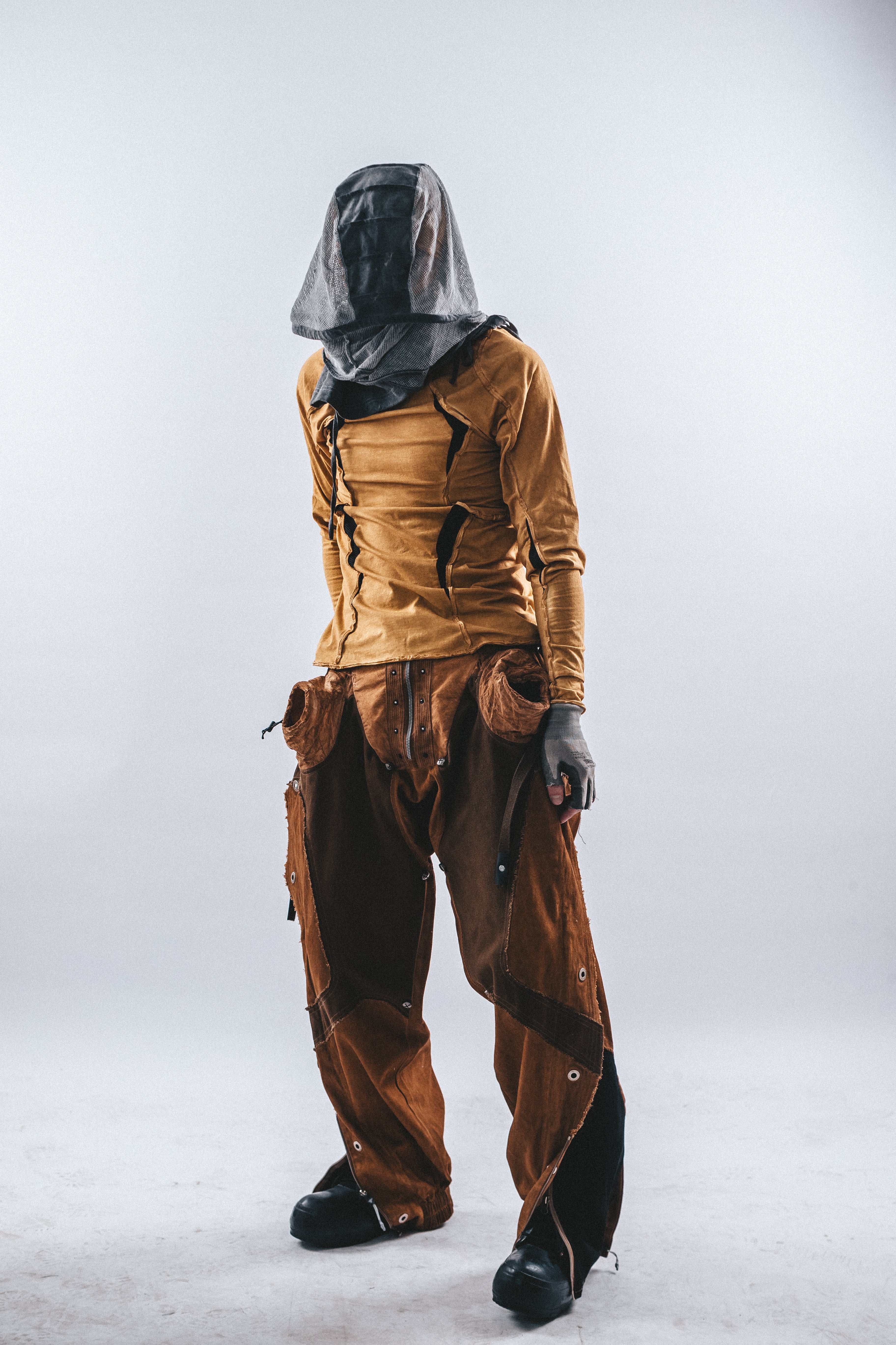 DRKLEI MULTI-ZIP LUMBER CARGO PANTS