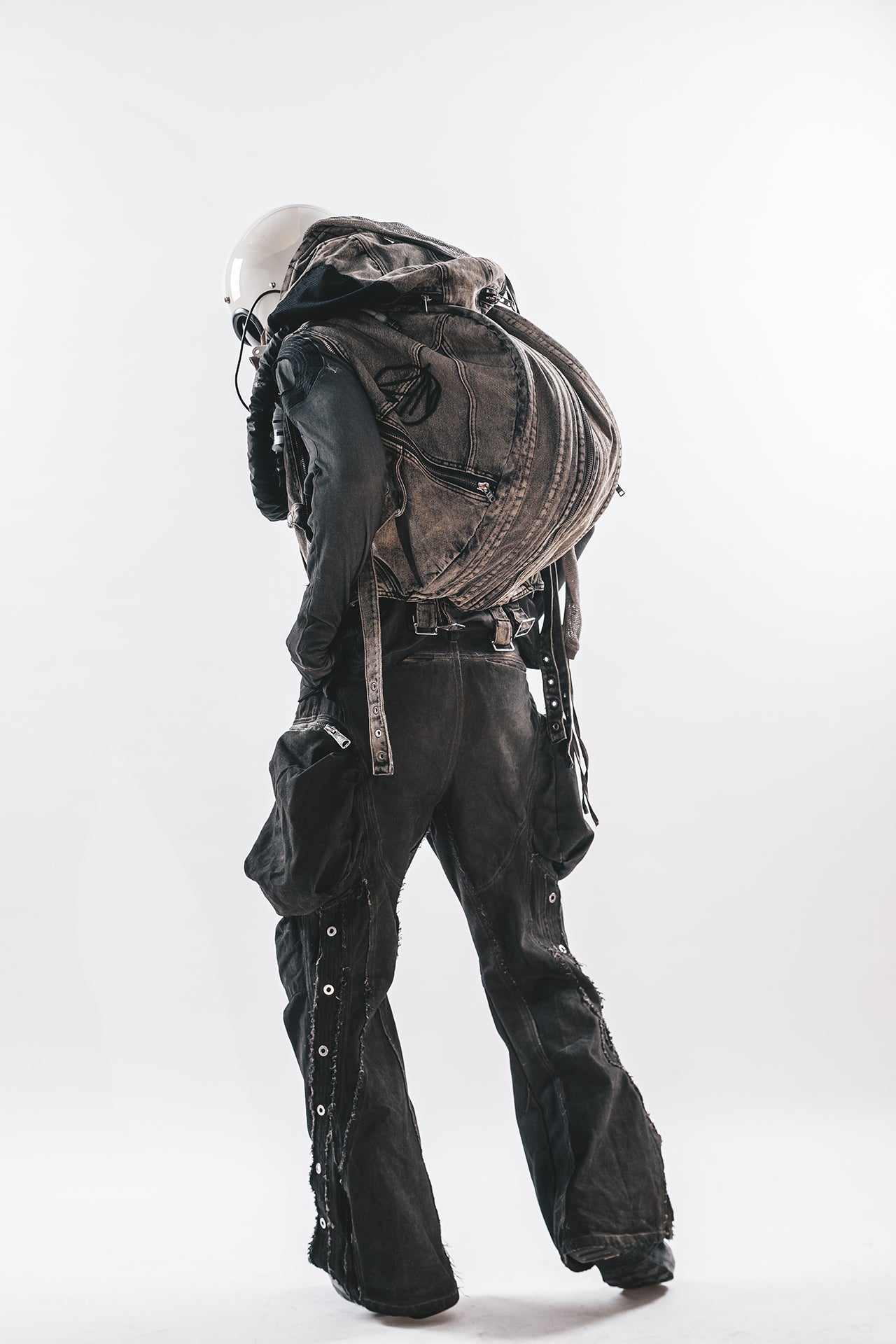 PANTALONI ORION CON BORDO CONSUMATO DRKLEI