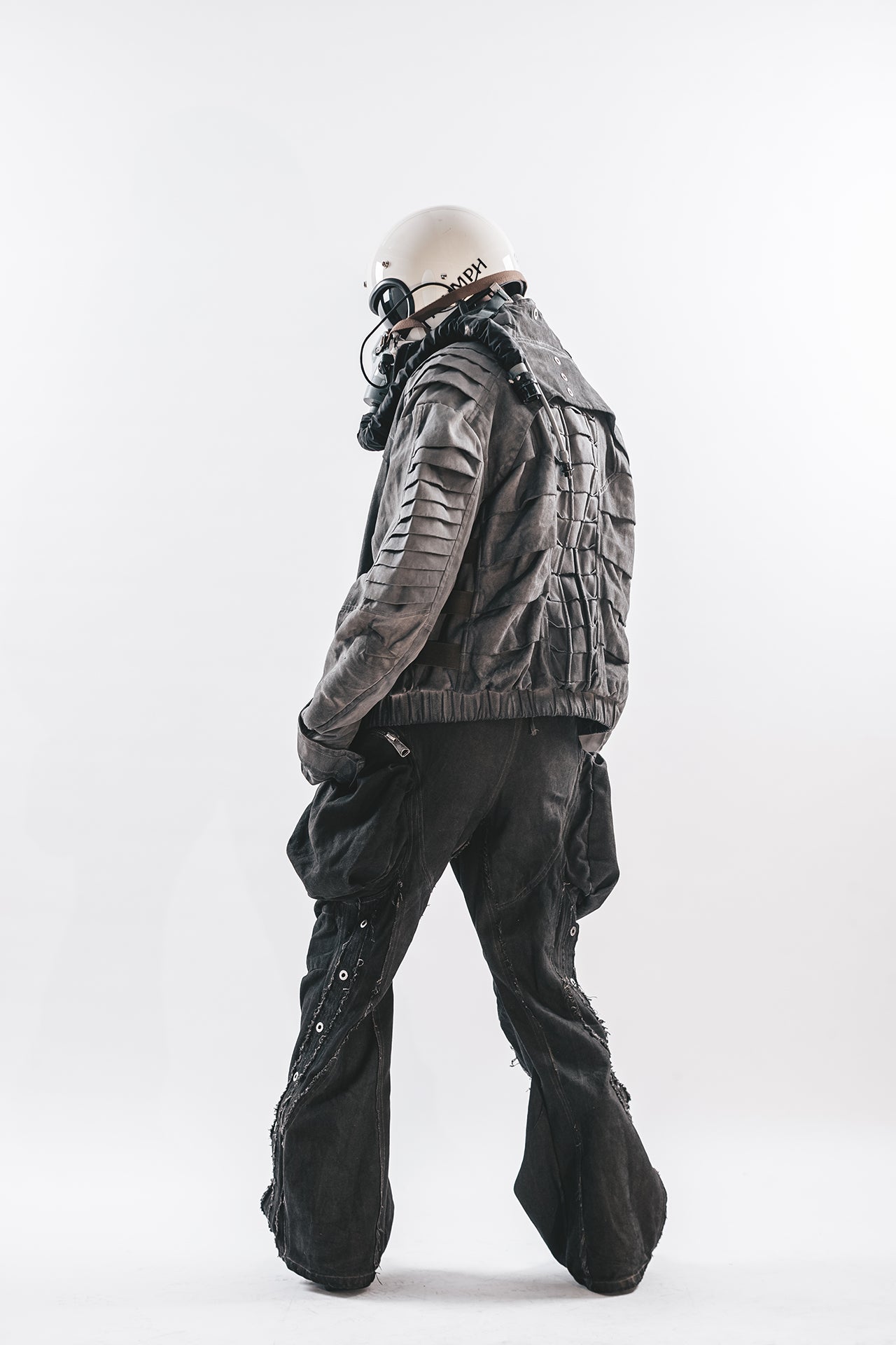 PANTALONI ORION CON BORDO CONSUMATO DRKLEI