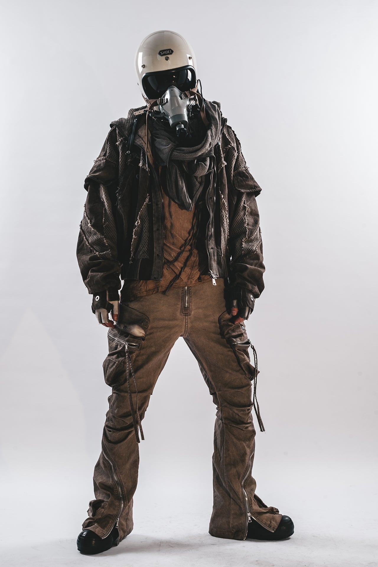 PANTALONI DRKLEI ZIP ARC STACKED