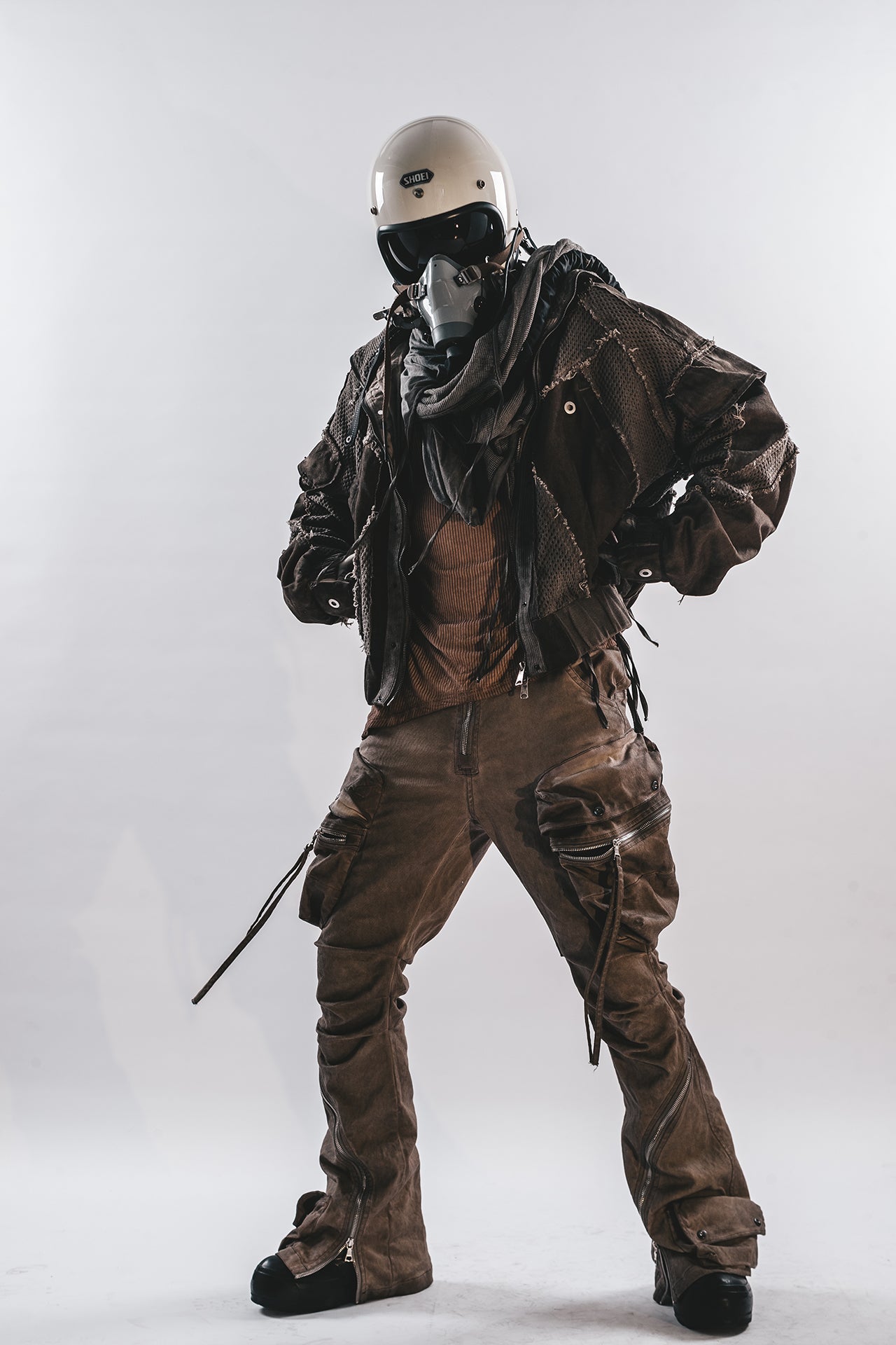 PANTALONI DRKLEI ZIP ARC STACKED