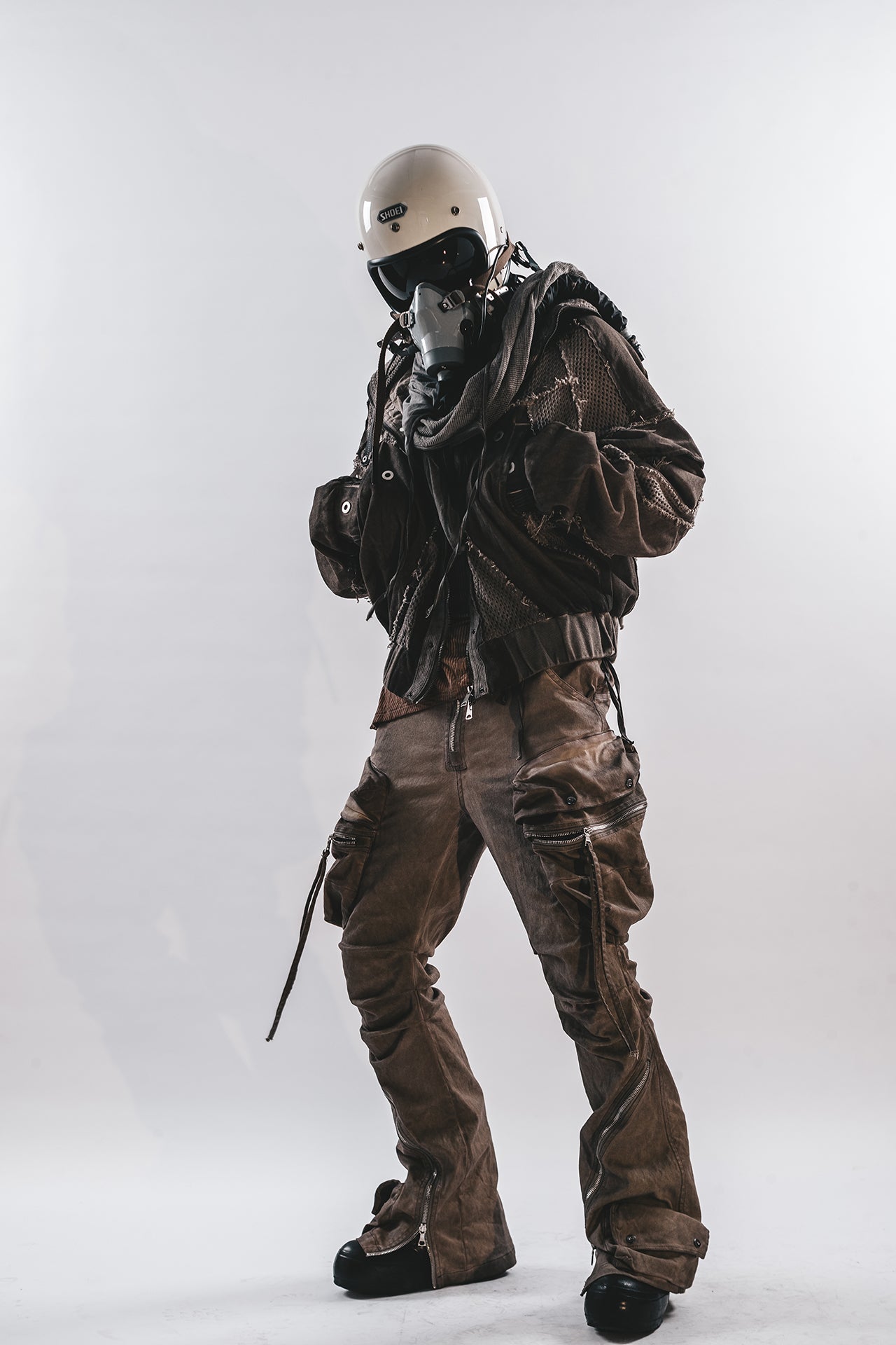 PANTALONI DRKLEI ZIP ARC STACKED