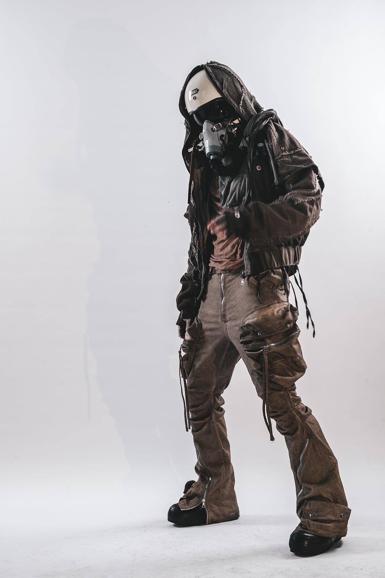 PANTALONI DRKLEI ZIP ARC STACKED