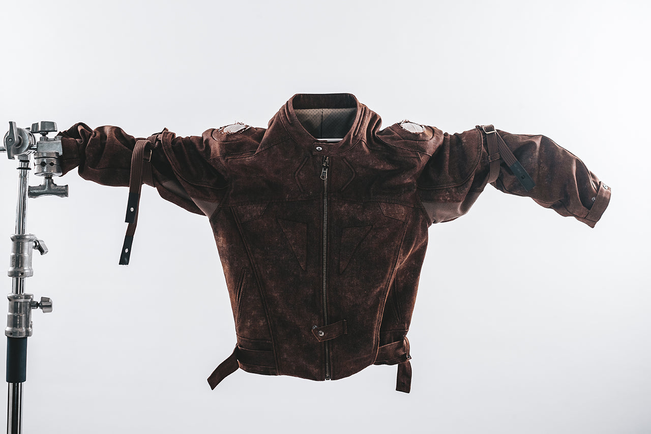 GIACCA METALLICA CON BORDO DORSALE DRKLEI