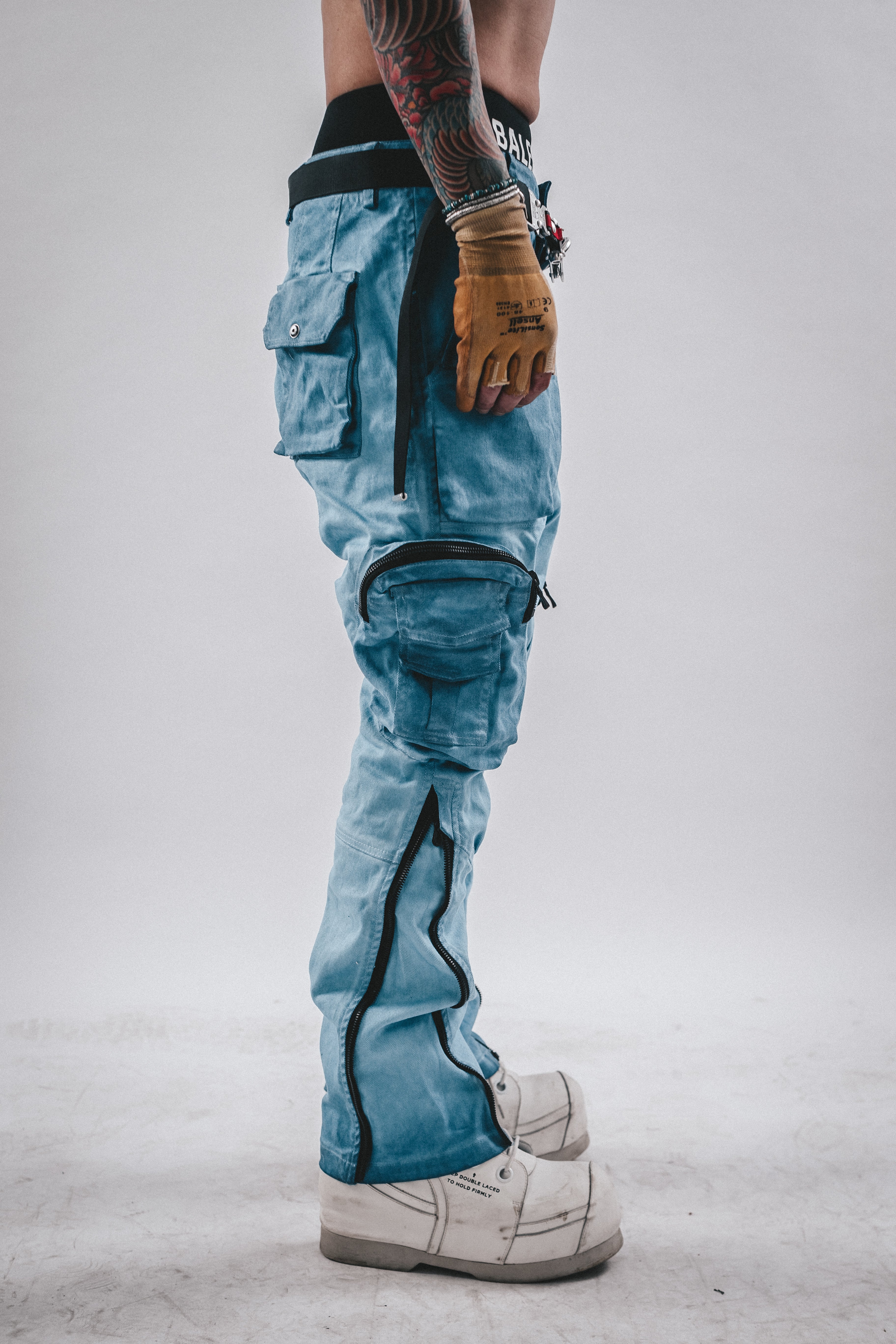 DRKLEI RUINFORM ZIP UTILITY PANTS