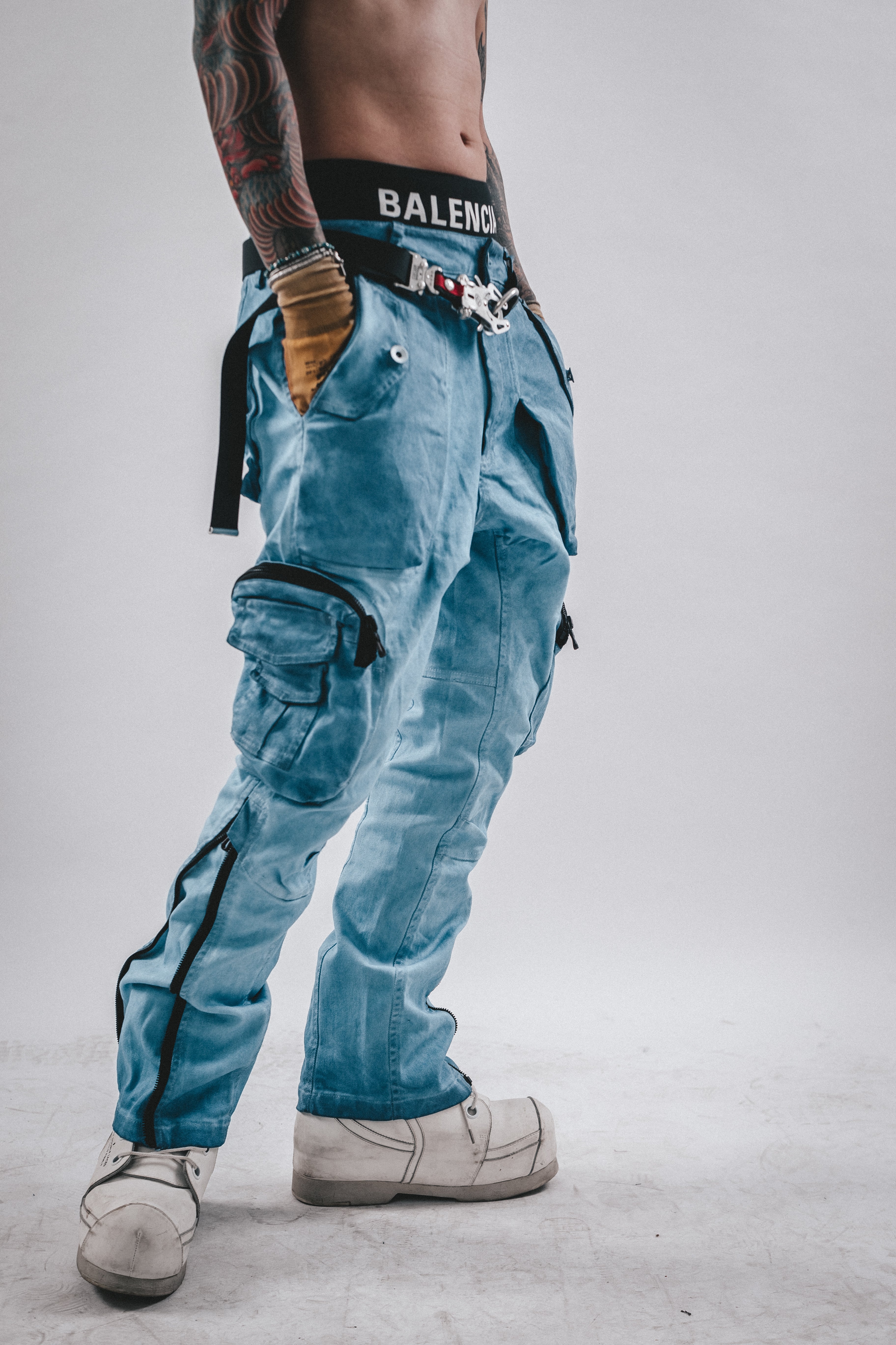DRKLEI RUINFORM ZIP UTILITY PANTS