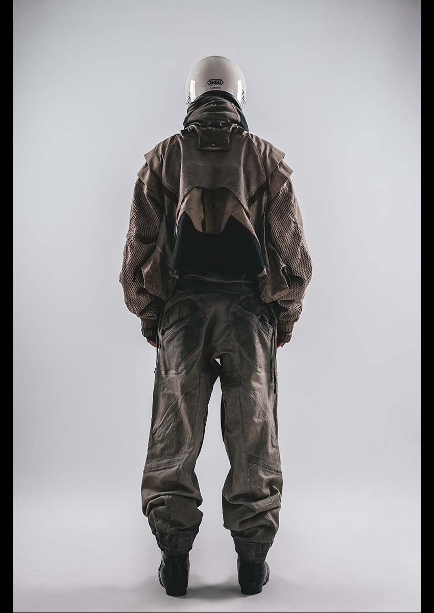 DRKLEI APOC HOODED MESH JACKET