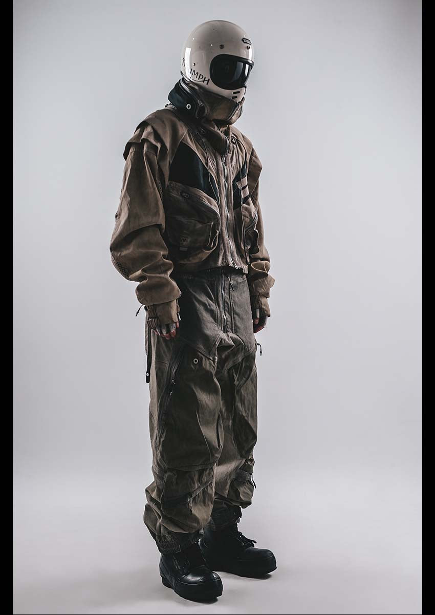 DRKLEI APOC HOODED MESH JACKET