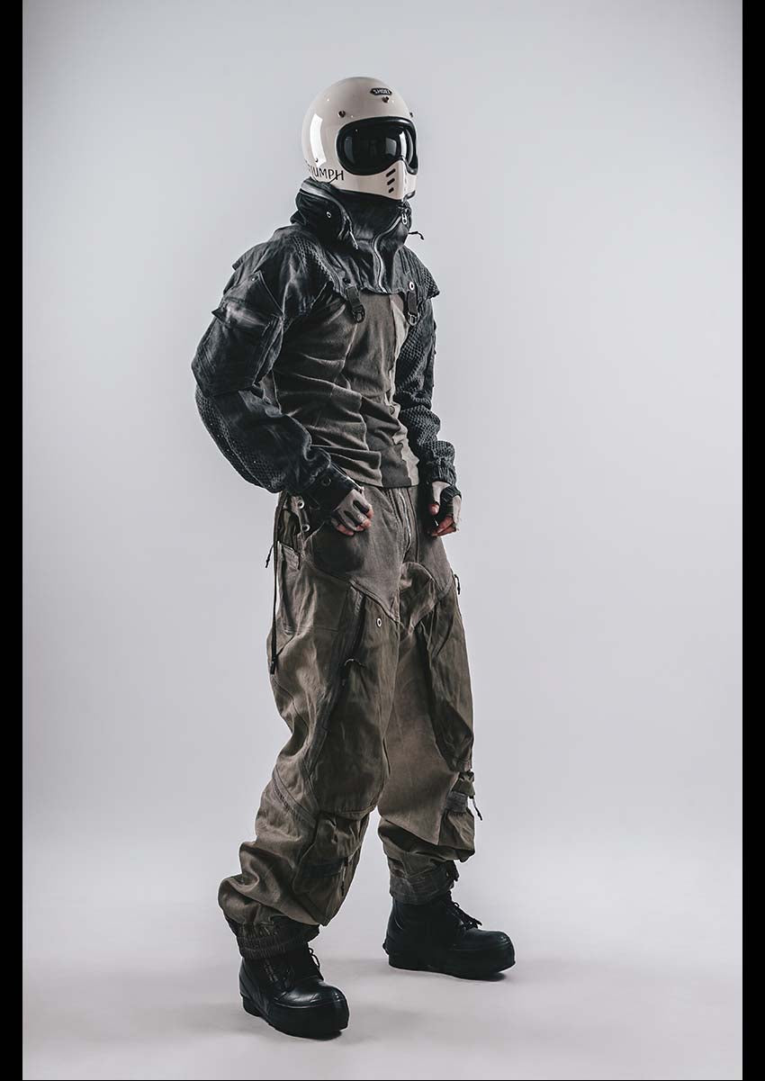 DRKLEI WASTELAND HOODED CAPE JACKET