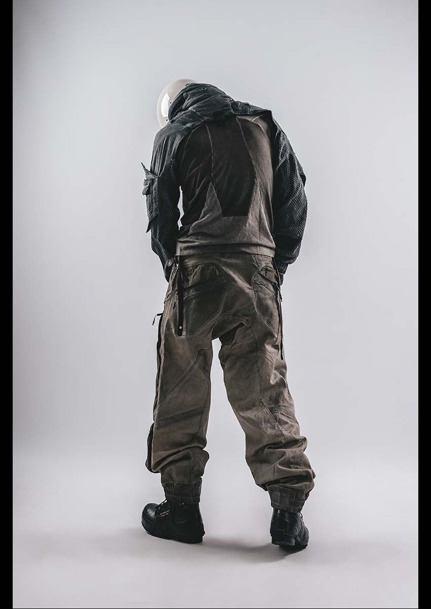DRKLEI WASTELAND HOODED CAPE JACKET