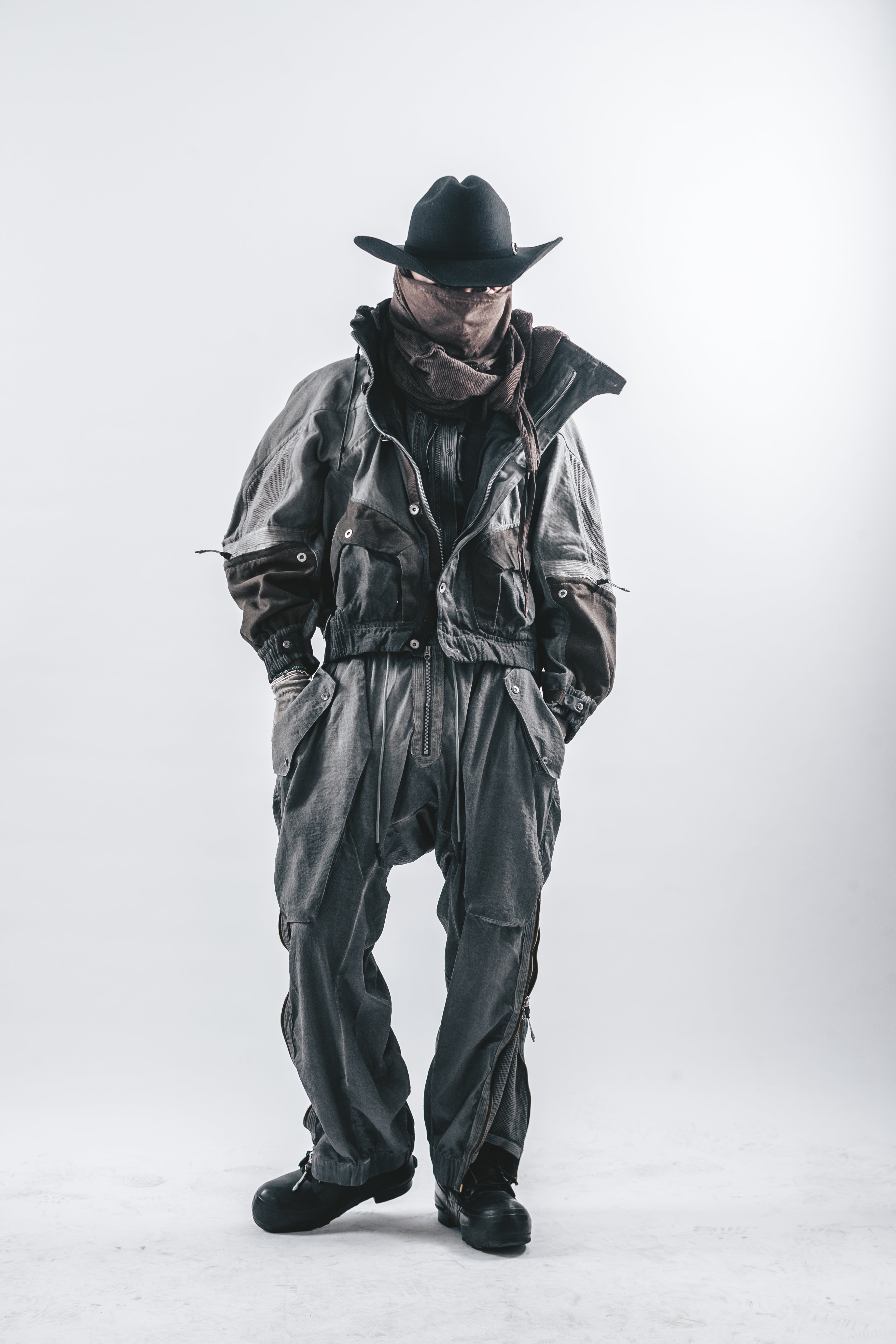 DRKLEI MODULAR STAND-COLLAR JACKET