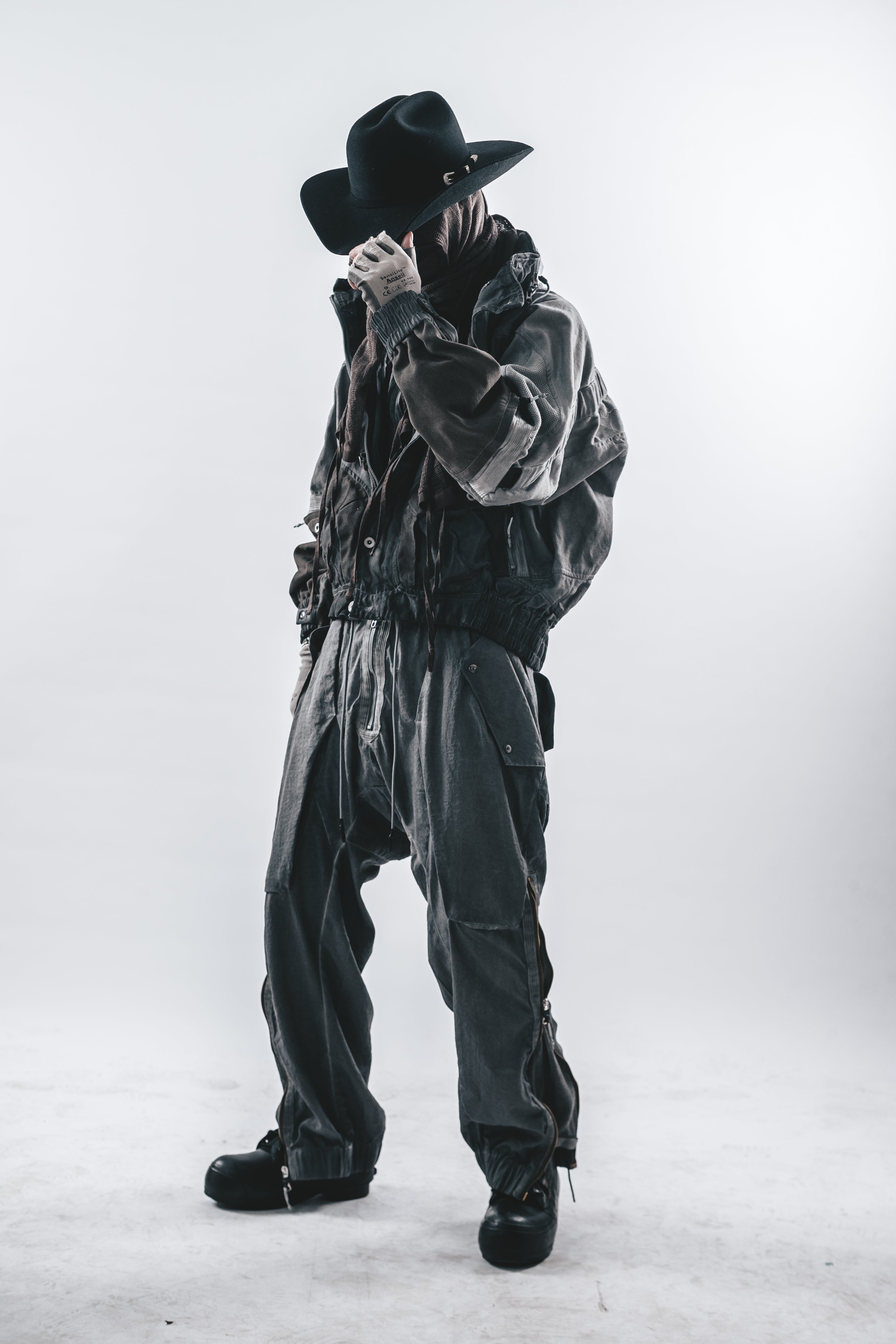 DRKLEI MODULAR STAND-COLLAR JACKET