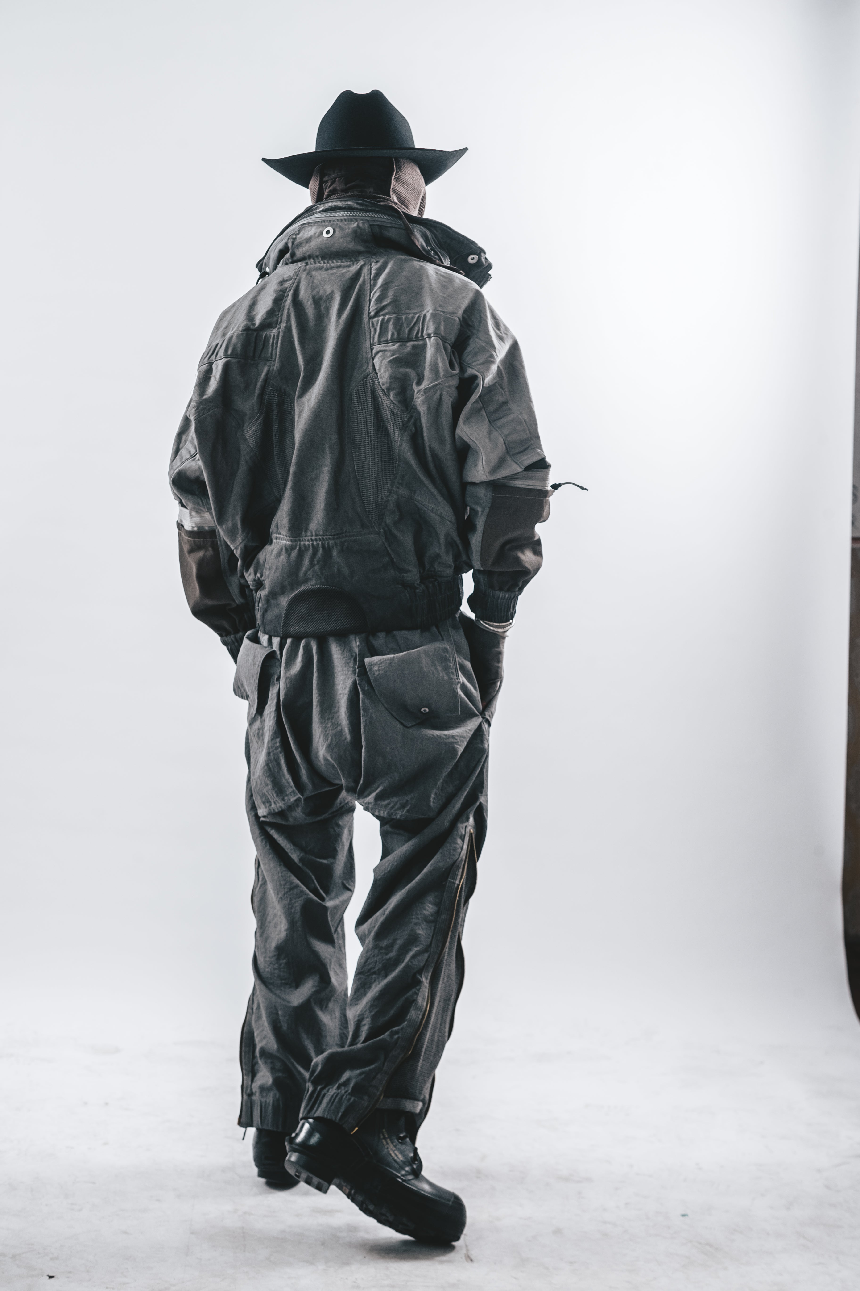 DRKLEI MODULAR STAND-COLLAR JACKET