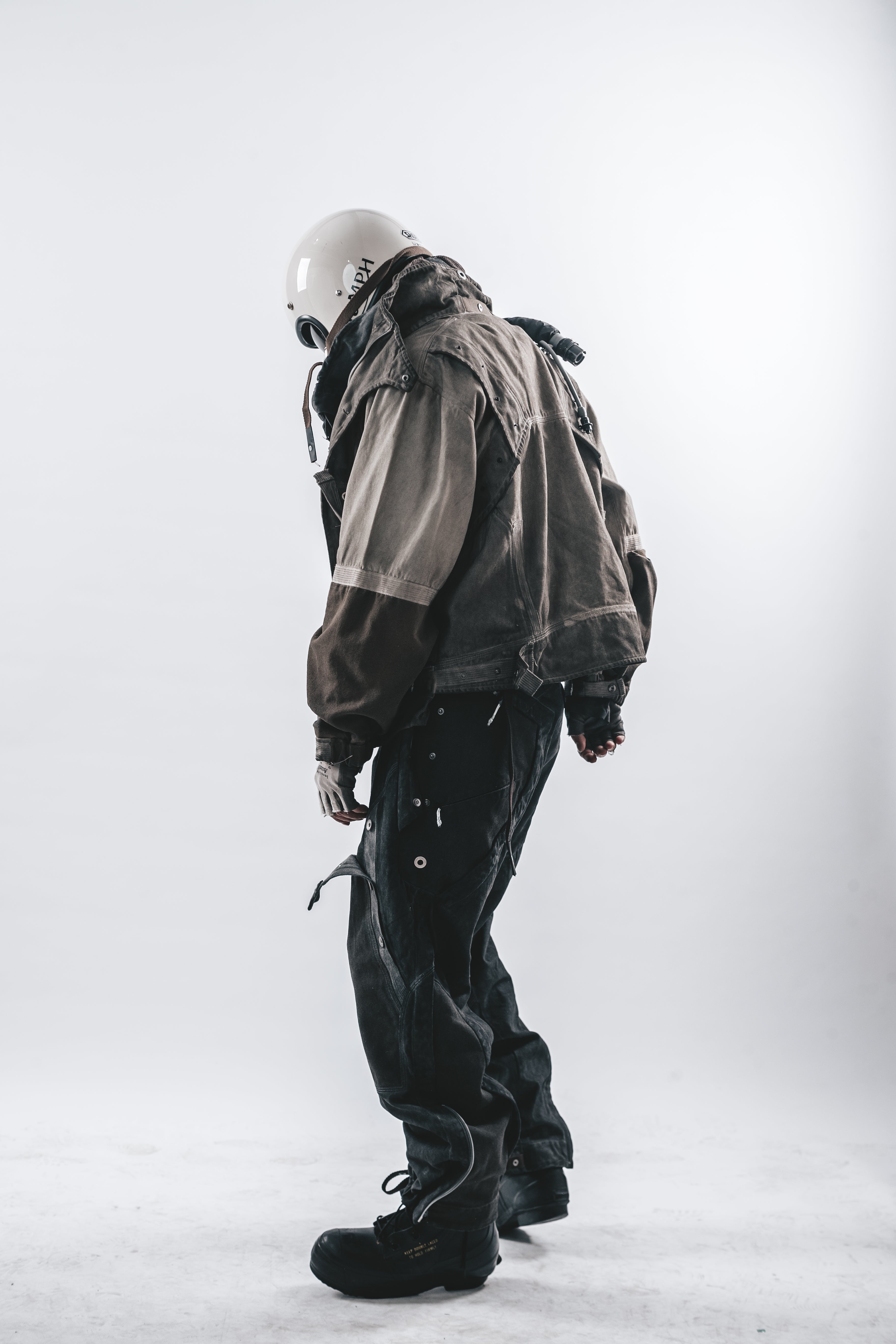PANTALONI ORION CON BORDO CONSUMATO DRKLEI