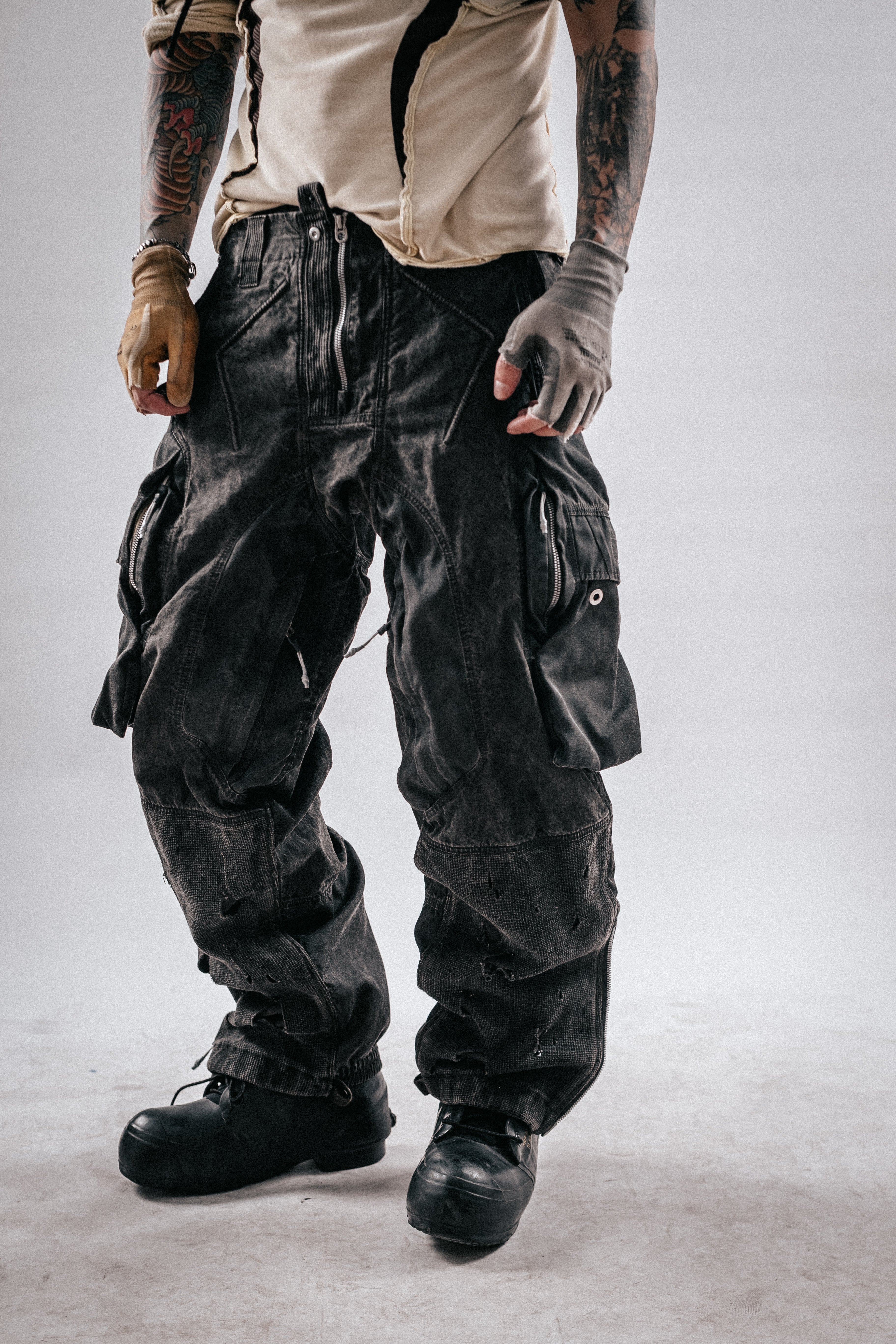 DRKLEI WASTELAND MESH CARGO PANTS