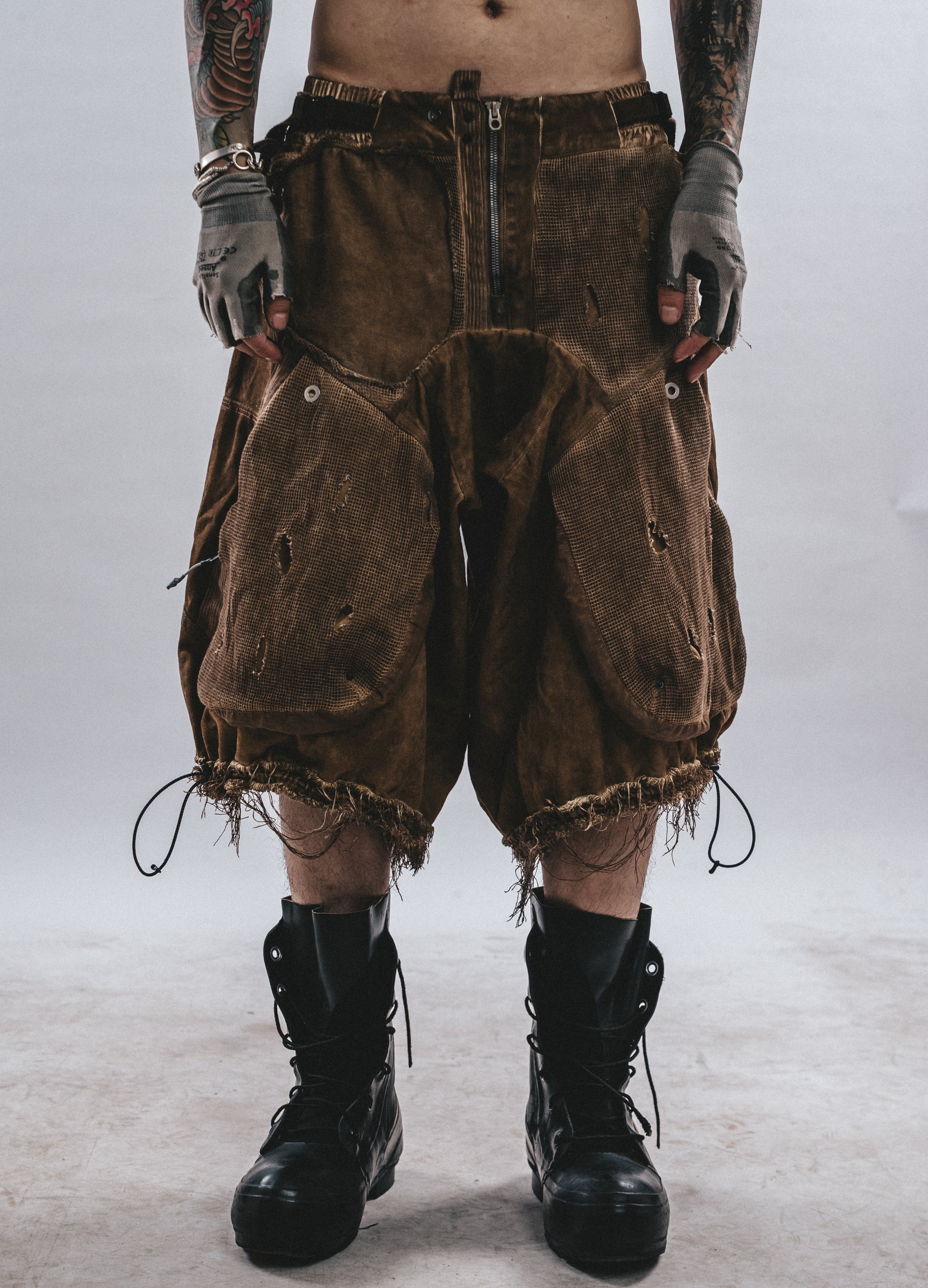 DRKLEI WASTELAND MESH CARGO PANTS