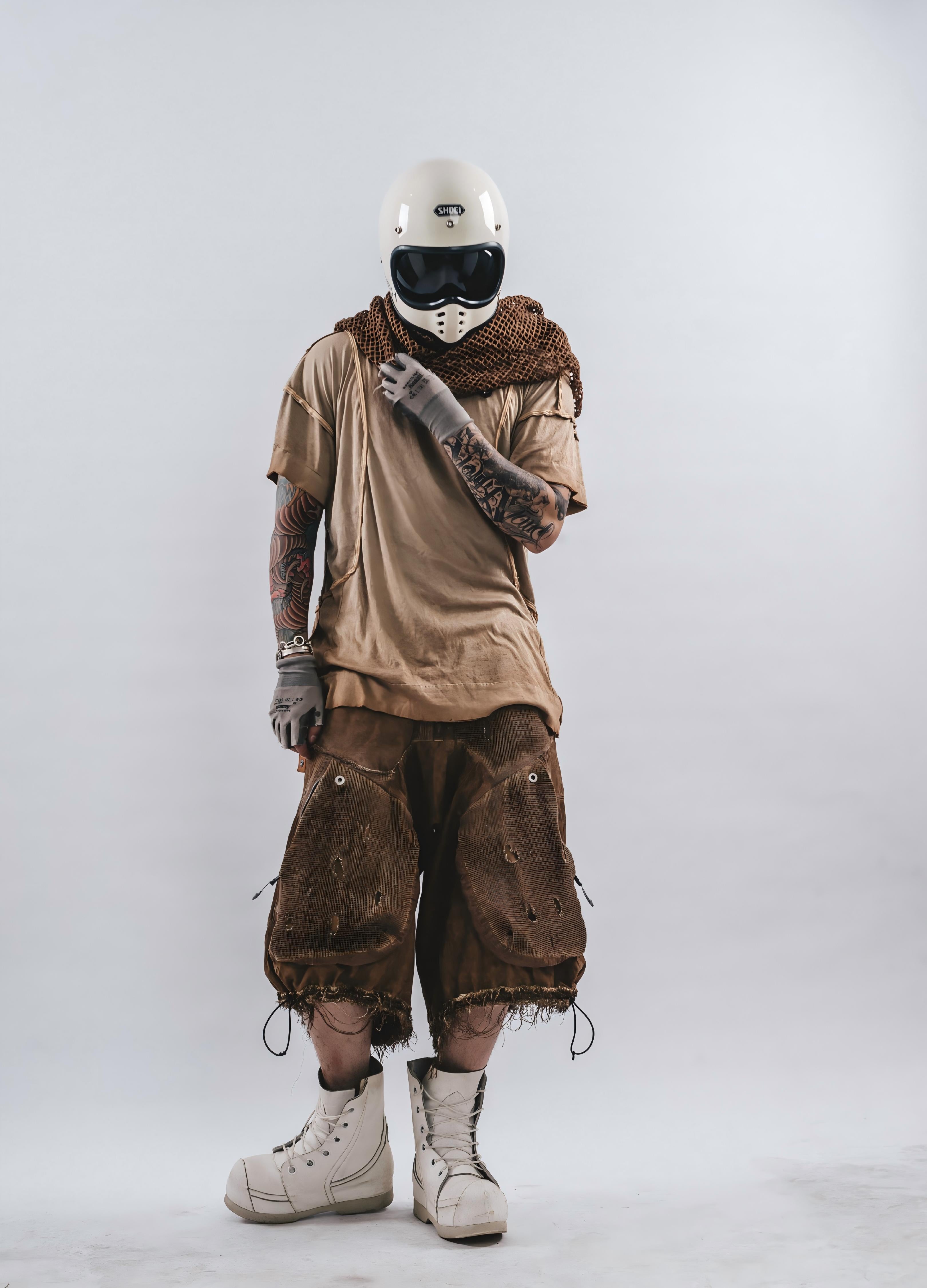 DRKLEI REVERSIBLE RAW EDGE TEE
