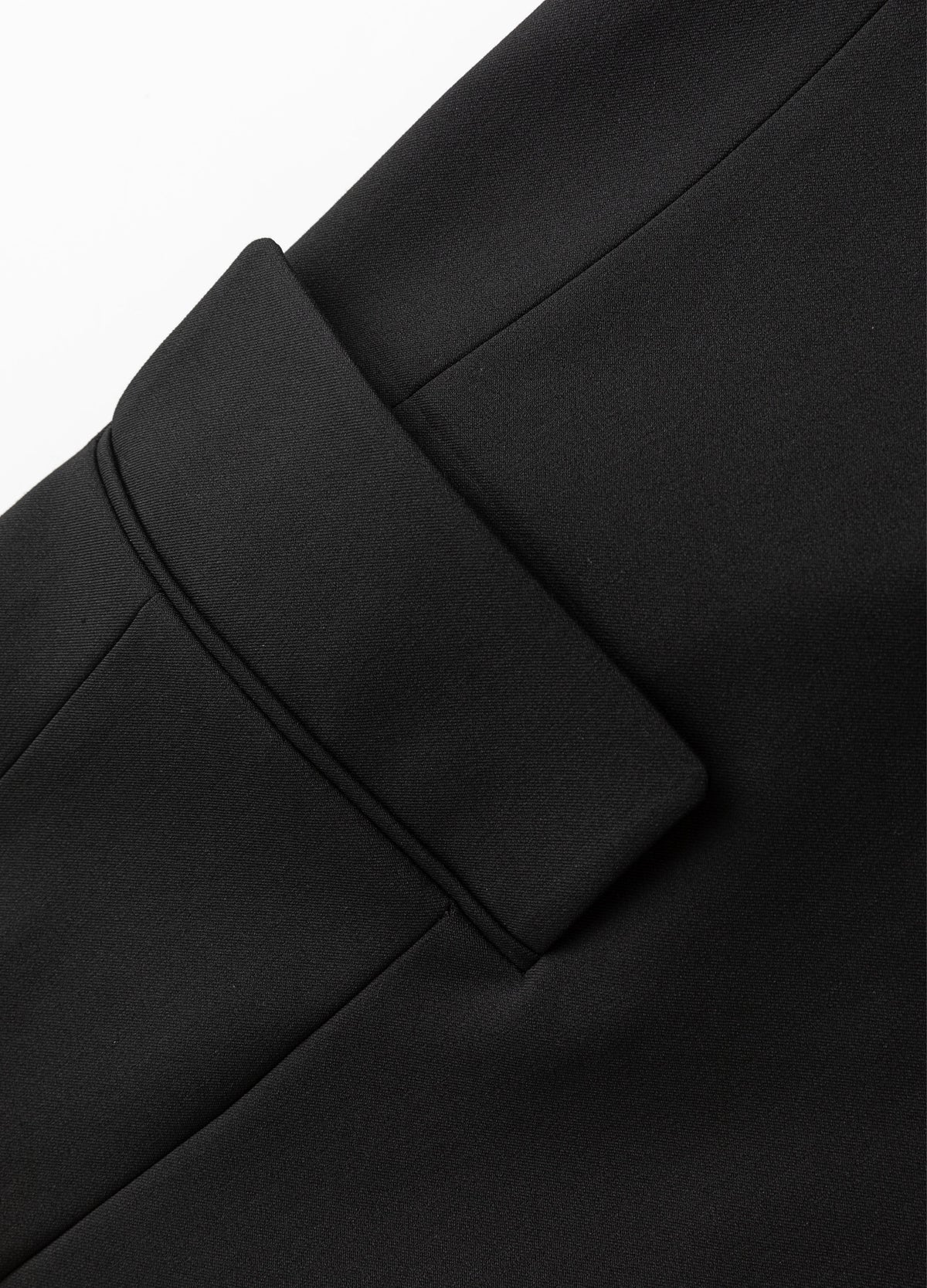 Flap pocket construction.
